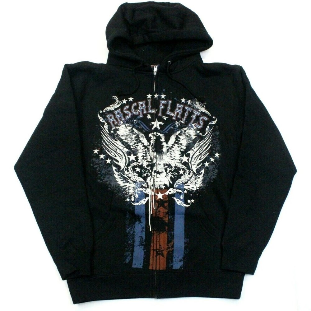 Rascal Flatts Hazamericana Full Zip Hoodie - S
